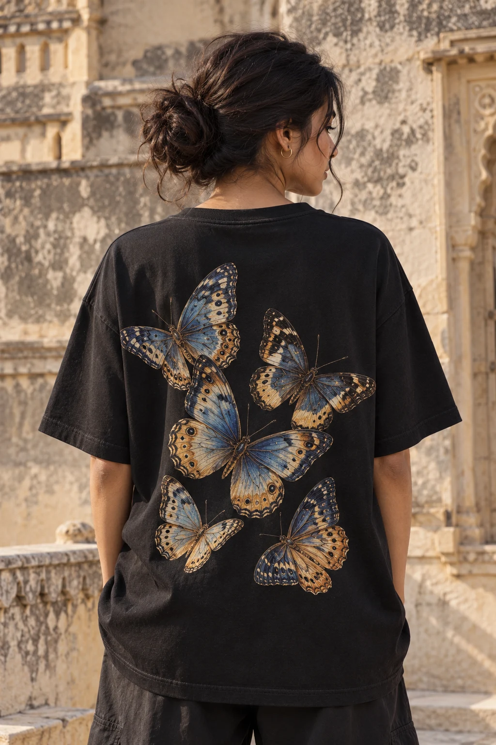 GRAPHIC oversized cotton T-shirt