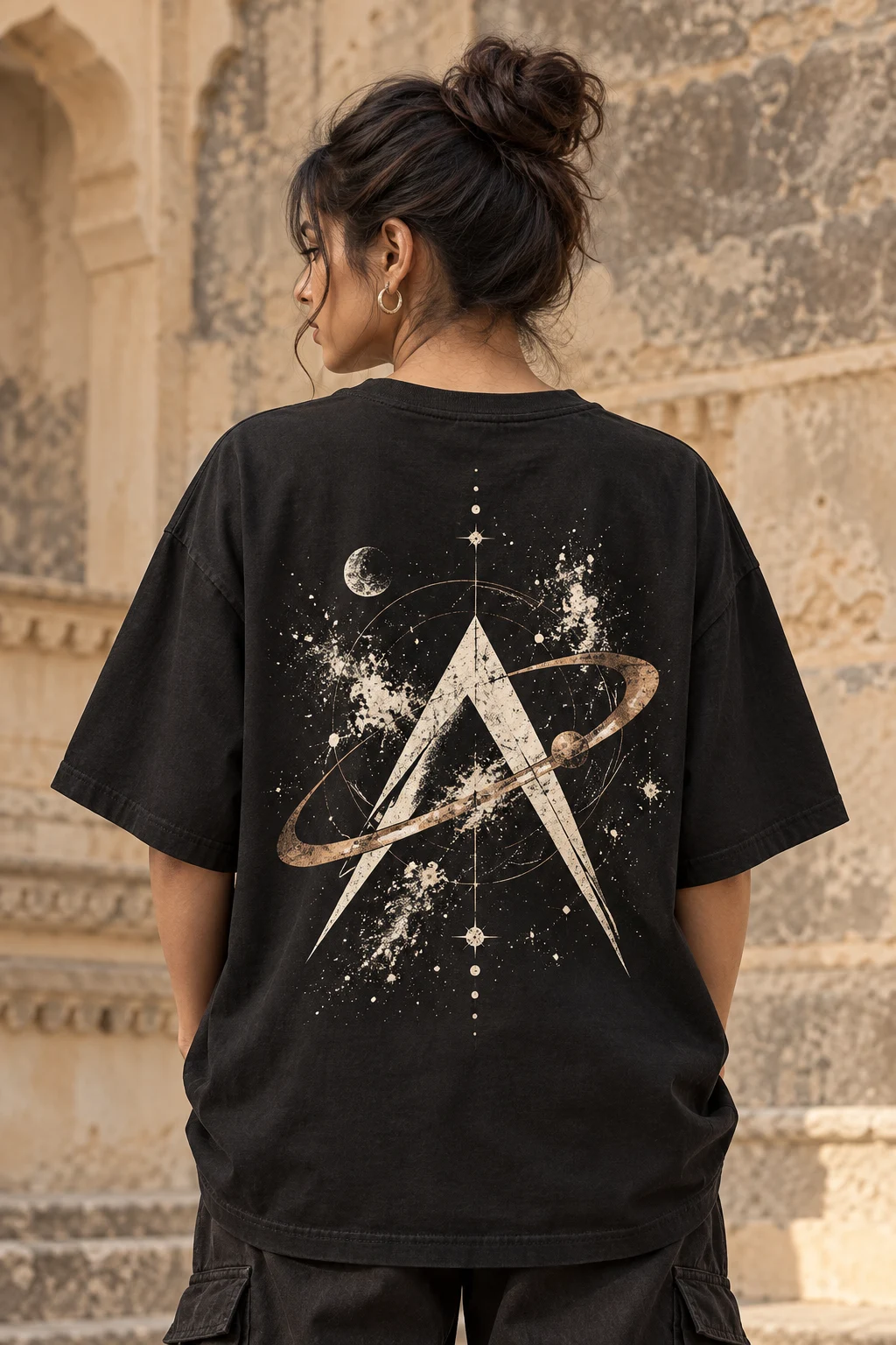 OVERSIZED oversized cotton T-shirt