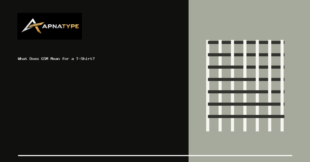APNATYPE illustrated cover: What Does GSM Mean for a T-Shirt?